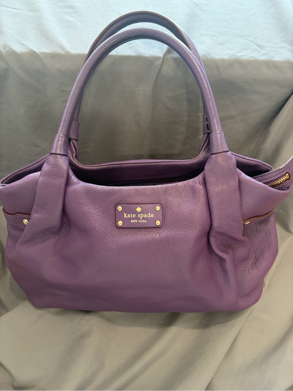kate spade Purple Leather Shoulder Bag